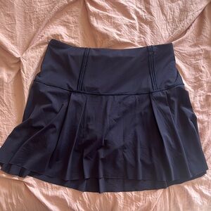 Lululemon Navy Skirt with Pleats